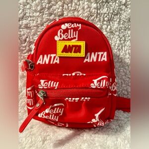 RARE ITEM! Red ANTA Jelly Belly Mini Backpack